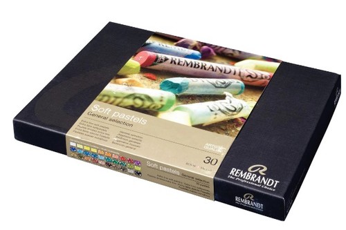 סט 30 גירי סופט פסטל  REMBRANDT extra fine sof pastels GENERAL SELECTION