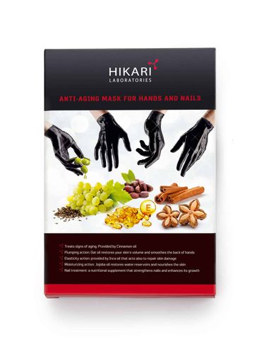 ANTI AGING GLOVES - מסכת אנטי אייג'ינג לידיים וציפורניים על בסיס שמנים אקזוטיים