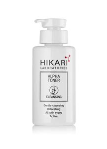 ALPHA TONER - מי פנים מרענננים לניקוי יסודי המעכבים את הזדקנות העור