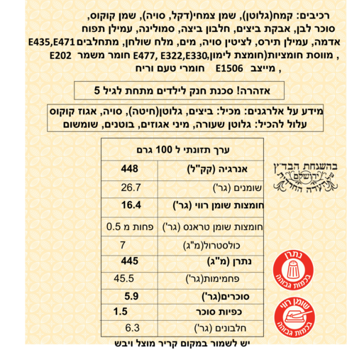 טרטלטים מלוחים עגולים 3 ס
