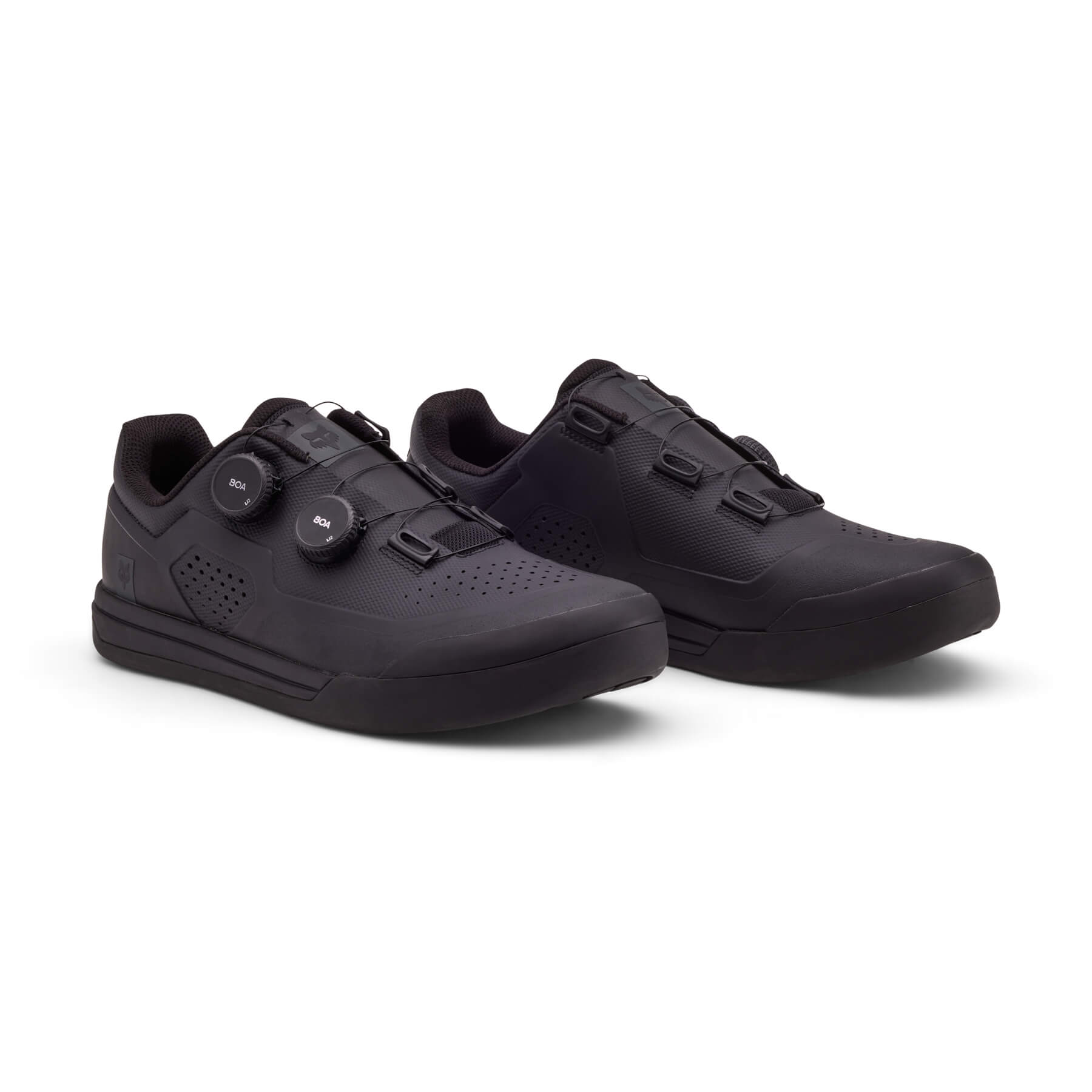 נעלי רכיבה פוקס פלאט שחור - FOX UNION FLAT BOA SHOE V24