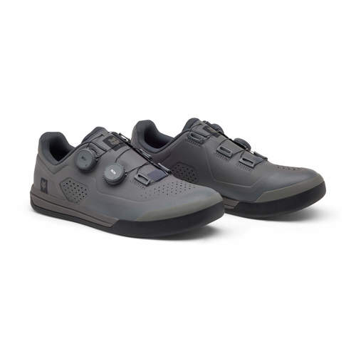 נעלי רכיבה פוקס פלאט אפור - FOX UNION FLAT BOA SHOE V24