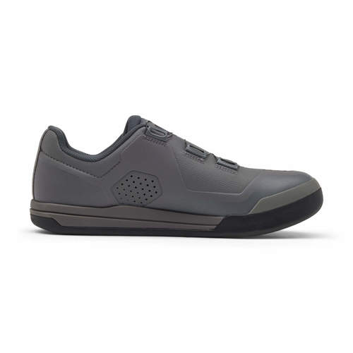 נעלי רכיבה פוקס פלאט אפור - FOX UNION FLAT BOA SHOE V24