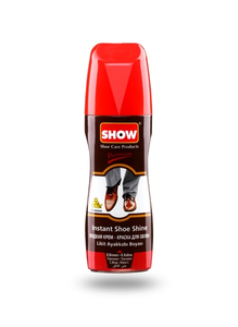 משחת נעליים נוזלית חומות SHOW