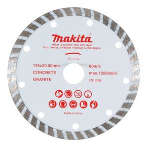 להב יהלום למסור נטען 125 לבטון וגרניט MAKITA