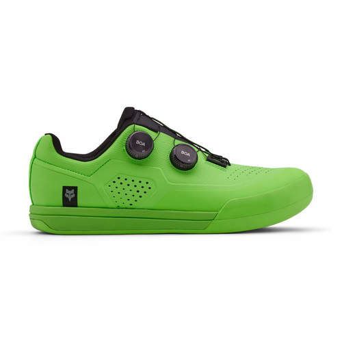 נעלי רכיבה פוקס לקליטים ירוק - FOX UNION BOA SHOE V24 50YR