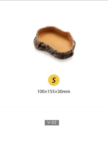 קערת מים ל זוחלים V-02 