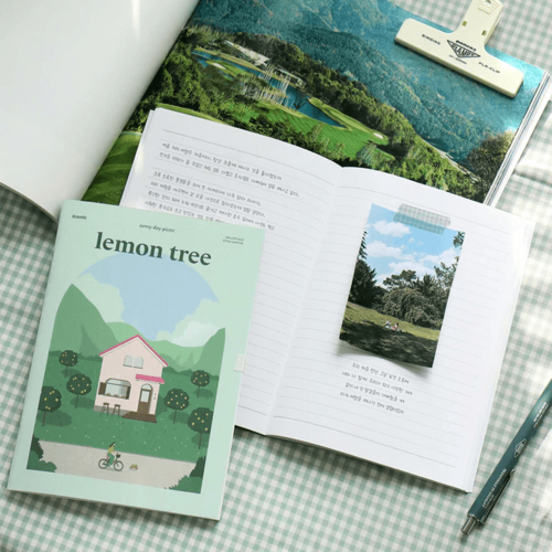 מחברת שורה: Lemon tree A5