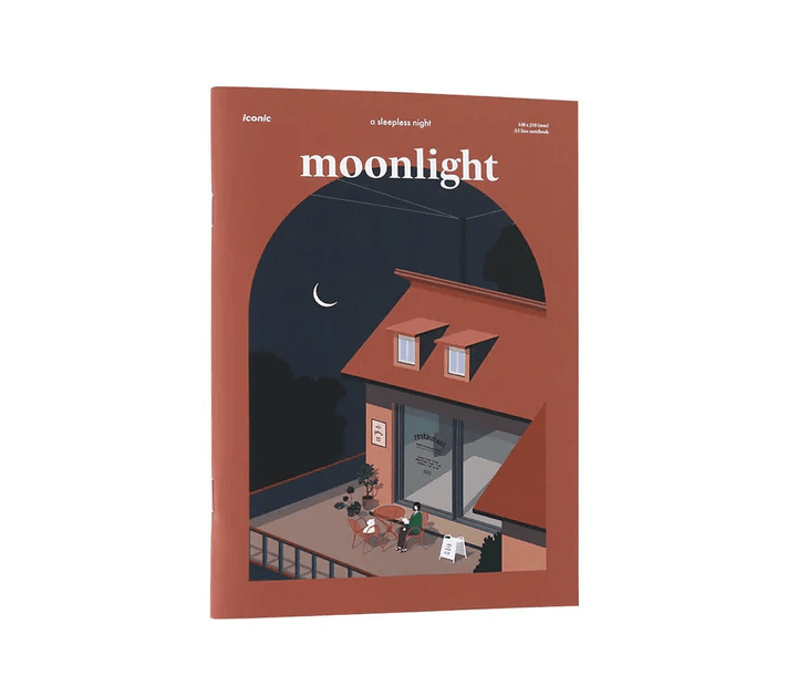 מחברת שורה: Moonlight A5
