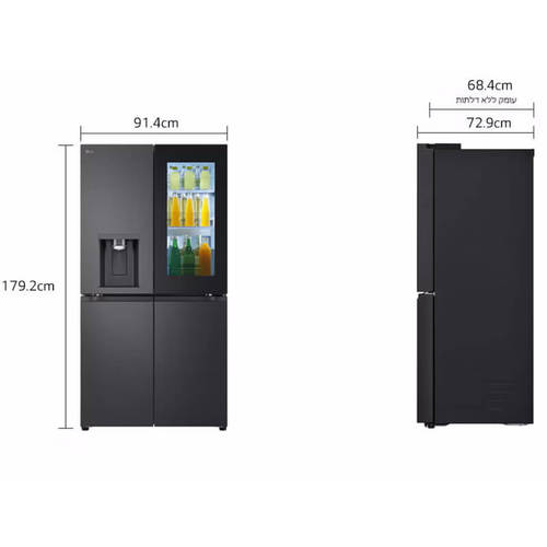 מקרר מקפיא תחתון LG GR-730BINS