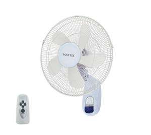 מאוורר קיר 55W כולל שלט לבן MATRIX