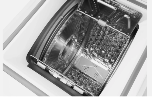 מכונת כביסה פתח עליון 8 ק''ג Midea מידאה MF100T80B/W-IL