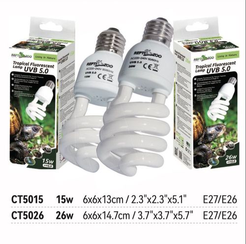 מנורת UVB אור שמש 26W REPTIZOO