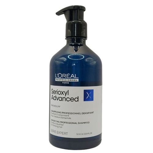 שמפו SERIOXYL לניקוי עמוק והענקת מראה נפח לשיער דליל לוריאל 500 מ
