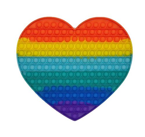 פופיט צבעוני - לב