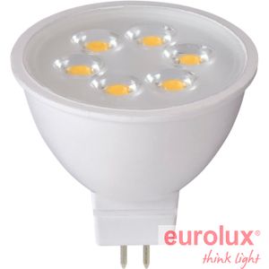 נורת דיקרויקה 5W וואט 2900K חיבור GU5.3 יורולוקס