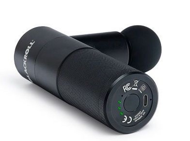 אקדח עיסוי בעל 4 ראשים מתחלפים דגם BlackRoll Fascia Gun
