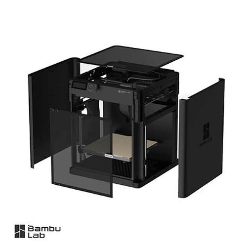 מדפסת תלת מימד Bambu Lab P1S Combo בזווית צד