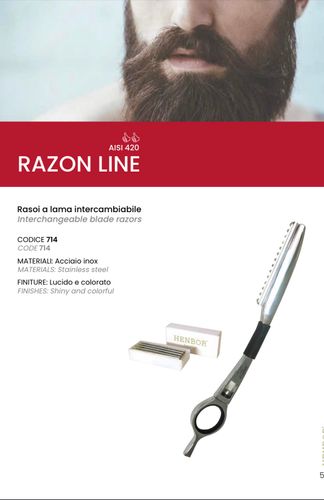 תער מקצועי  HENBOR 714 RAZOR LINE