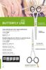 מספריי תספורת מקצועיים HENBOR 831W 5.5" BUTTERFLY LINE - צבע לבן