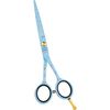מספריי תספורת מקצועיים HENBOR 831B 5.5" BUTTERFLY LINE - צבע כחול