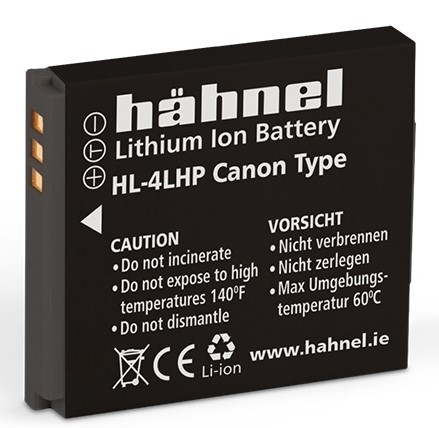 סוללה חליפית למצלמה Canon NB-4L Hahnel