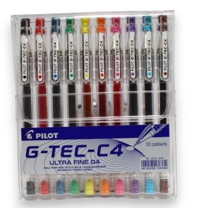 עט פיילוט 0.4 G-TEC-C4 מארז 10 יחידות
