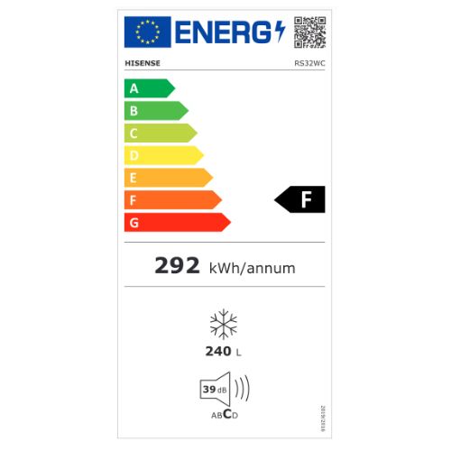 מקפיא Hisense RS32 נפח 240 ליטר 7 תאים הייסנס