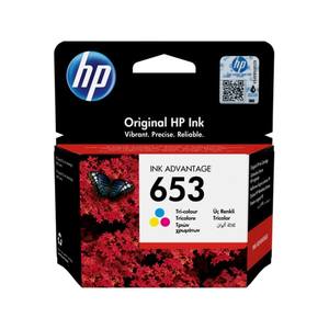ראש דיו מקורי HP 653 צבעוני  
