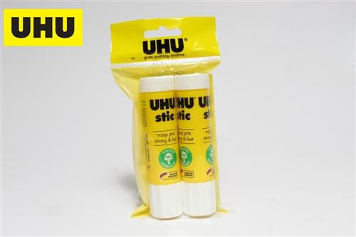  2 יחידות דבק סטיק 21 גרם UHU