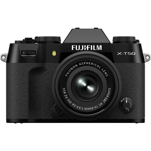 מצלמה Fujifilm X-T50 kit 15-45mm (Black)