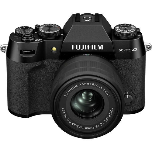 מצלמה Fujifilm X-T50 kit 15-45mm (Black)