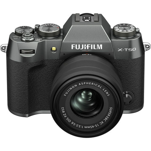 מצלמה Fujifilm X-T50 kit 15-45mm (Charcoal Silver)