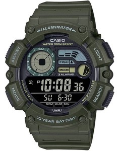 CASIO WS-1500H-3B שעון דייג ומצב ירח חדש