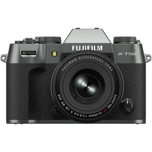 מצלמה Fujifilm X-T50 kit XF 16-50mm (Charcoal Silver)