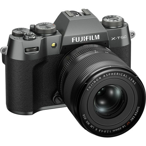 מצלמה Fujifilm X-T50 kit XF 16-50mm (Charcoal Silver)
