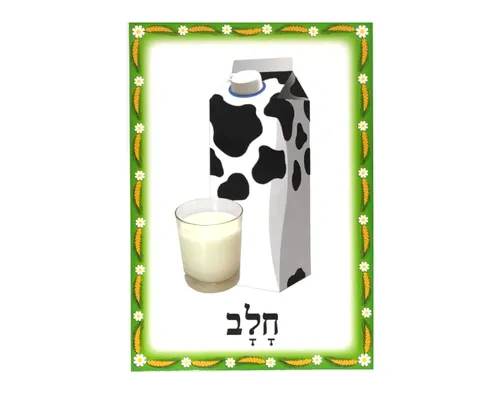ערכת תמונות - שבועות - חלב