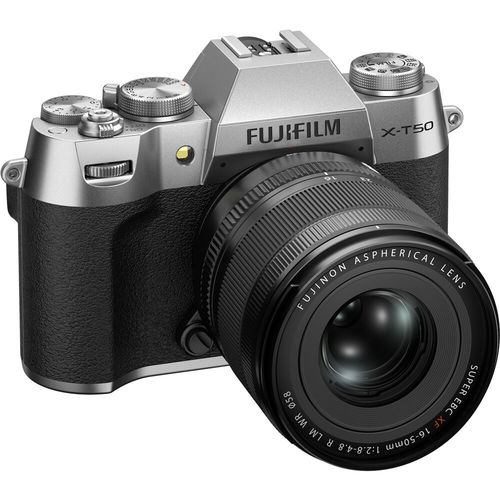 מצלמה Fujifilm X-T50 kit XF 16-50mm (Silver)