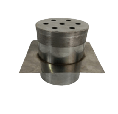 אביזר נירוסטה לאיטום צנרת HDPE לבטון
