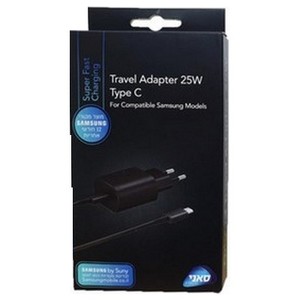מטען מקורי סאני שחור מהיר טייפ סי 25W TYPE C סמסונג