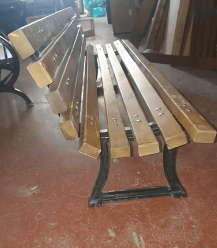 ספסל גינה לשימוש חוץ / פנים דגם גרדן רוחב 1.50ס''מ