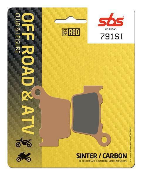 רפידות ברקס אחורה SBS BRAKE סינטר\קרבון 791SI