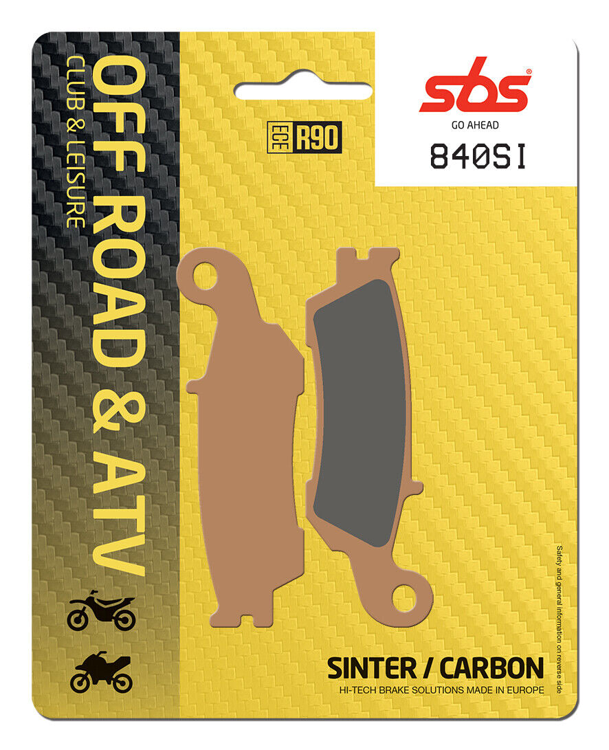 רפידות ברקס קדימה SBS BRAKE סינטר\קרבון 840SI