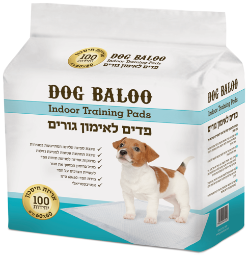 פדים לאימון גורים 100 יח' - דוג בלו