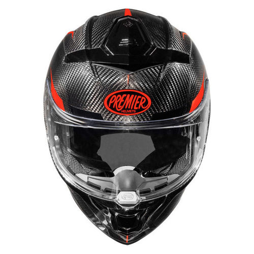 קסדת PREMIER DEVIL CARBON ST2 צבע שחור קרבון\אדום תקן חדש 22.06