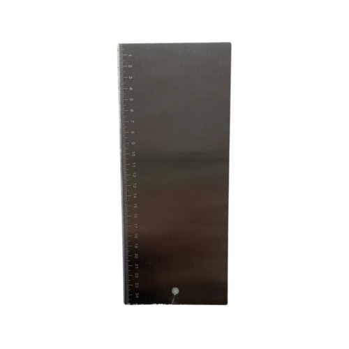 קלף נירוסטה עם מידות 25/11 ס