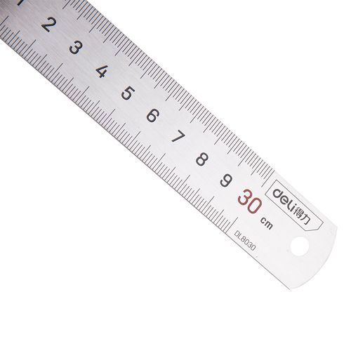 סרגל פלדה איכותי באורך 30 ס