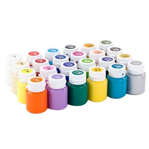 סט 24 צבעי בד ROSA TALENT ACRYLIC TEXTILE