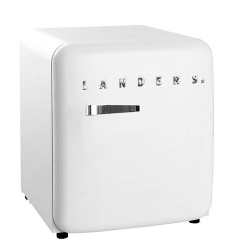 מקרר משרדי רטרו לבן 46 ליטר דגם LA46R מבית LANDERS
