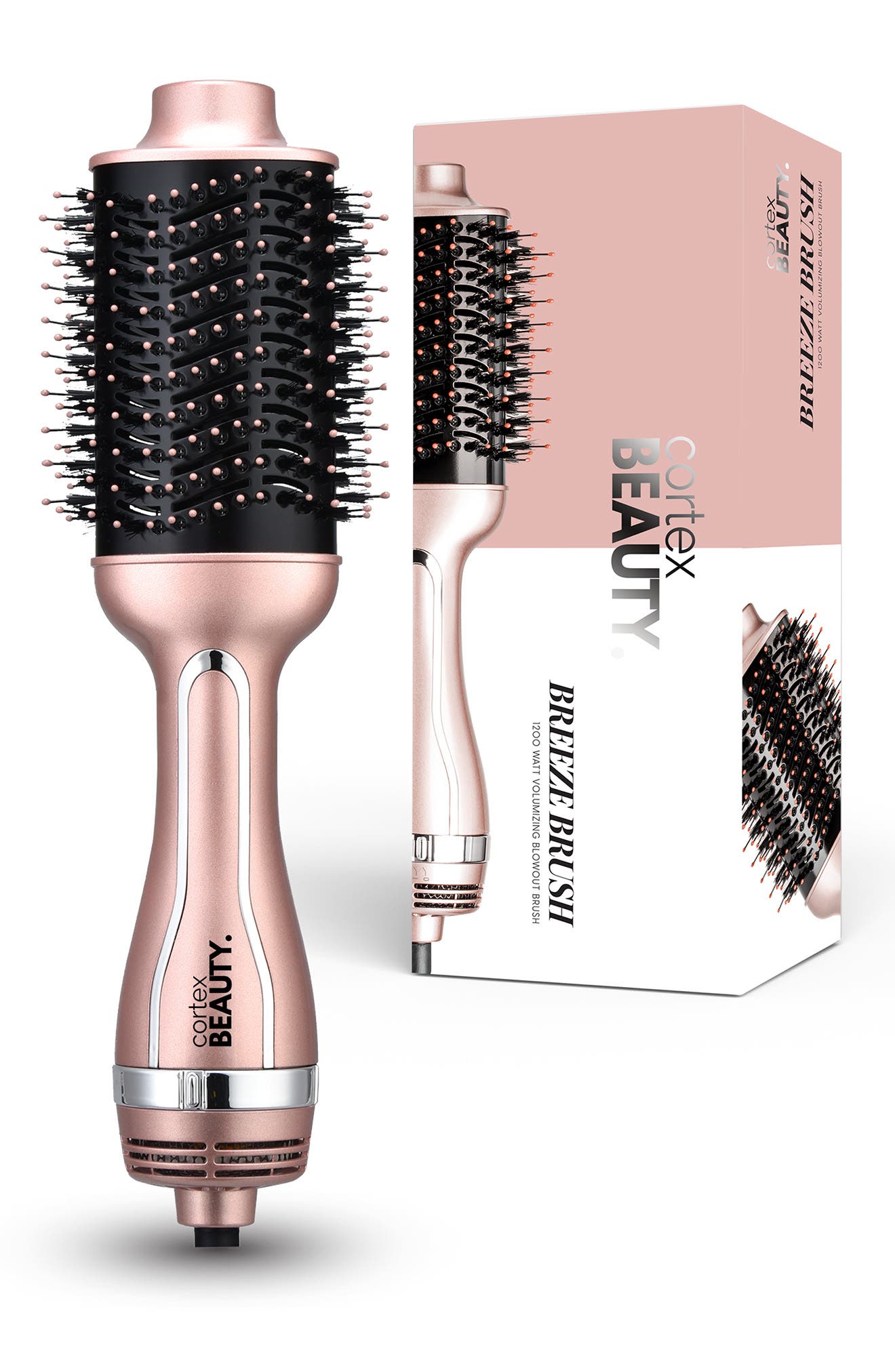 CORTEX מברשת פאן חדשה BREEZE BRUSH רוז גולד